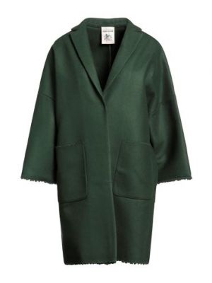 Cappotto di lana Semicouture verde