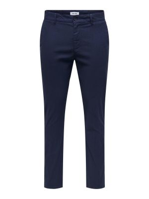 Pantalon chino Only & Sons bleu