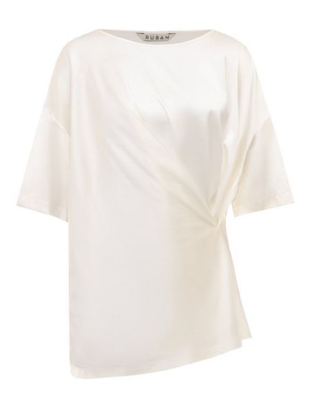 Шелковая блузка Ruban белая