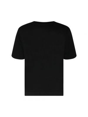 Koszulka bawełniana Selected Femme czarna