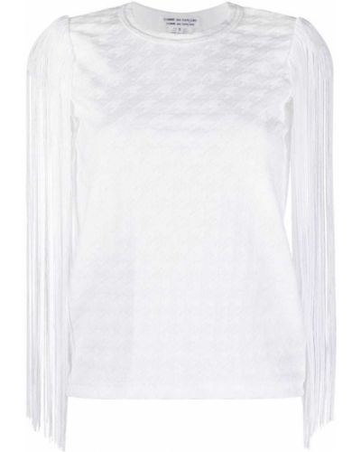 Rund hals vest Comme Des Garçons hvit