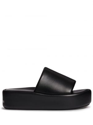 Pantofi din piele cu platformă Balenciaga negru