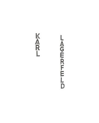 KARL LAGERFELD Náušnice 225W3949 Strieborná