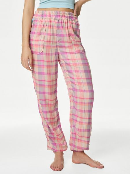 Kalhoty Marks & Spencer růžové