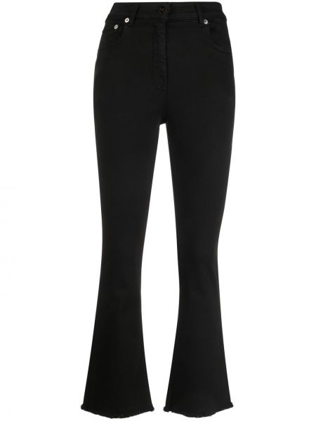 Slim fit skinny jeans ausgestellt Semicouture schwarz