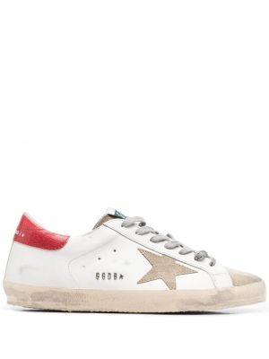 Stjernemønster lær sneakers Golden Goose