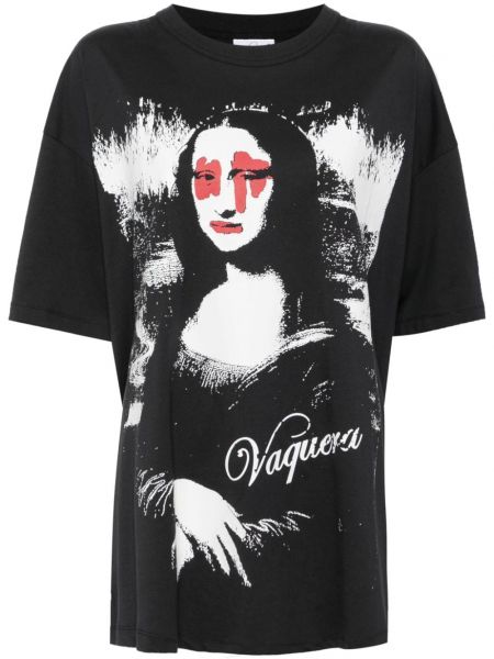 T-shirt Vaquera sort