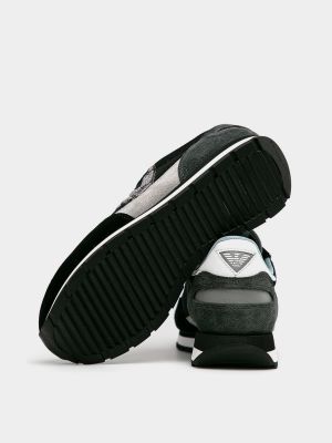 Черные кроссовки Emporio Armani
