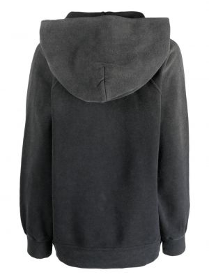 Medvilninis džemperis su gobtuvu su kišenėmis Visvim pilka
