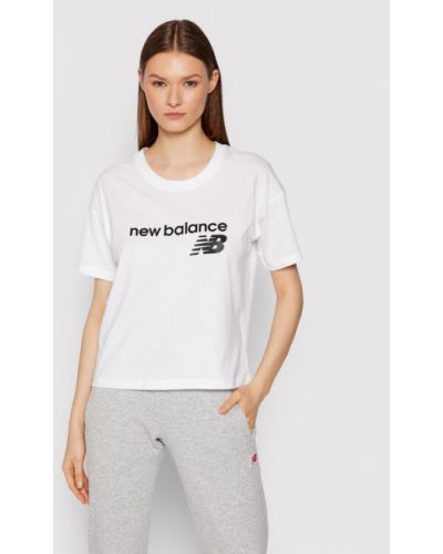 T-shirt large New Balance blanc