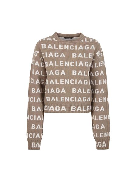 Sweter Balenciaga Beżowy
