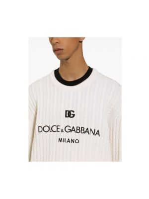 Sweter Dolce And Gabbana biały