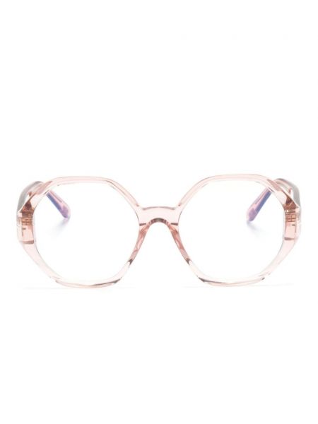 Ochelari cu imprimeu geometric Tom Ford Eyewear roz