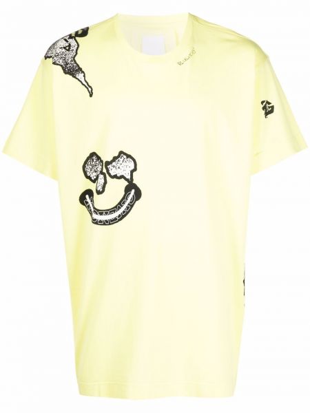 Camiseta con estampado Givenchy amarillo