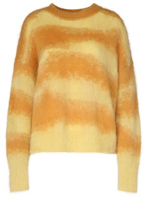 Suéter a rayas de lana mohair Marant Etoile amarillo