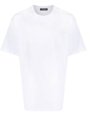 Majica s potiskom Costume National Contemporary bela