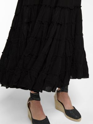 Μίντι φόρεμα Poupette St Barth μαύρο