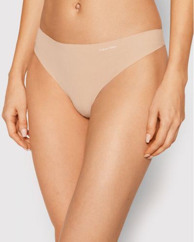 Tango nohavičky Calvin Klein Underwear béžová