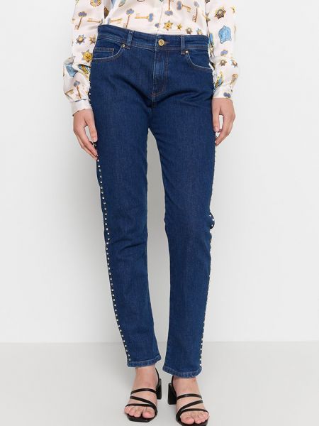 Jeansy skinny slim fit Versace Jeans Couture niebieskie