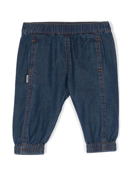 Jeans for piger Moschino Kids blå