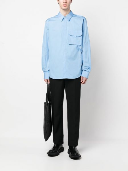 Siuvinėta marškiniai su kišenėmis Helmut Lang