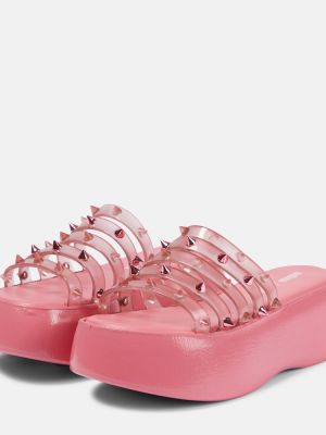 Slides con platform Jean Paul Gaultier rosa