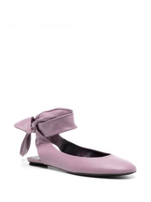 Chaussures de ville en cuir The Attico violet