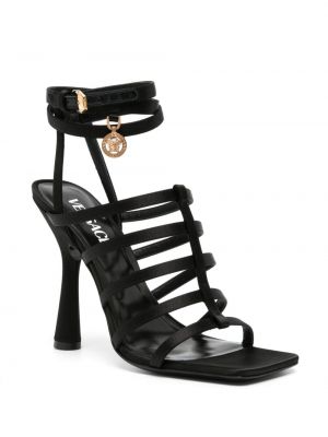 Satīna sandales Versace melns