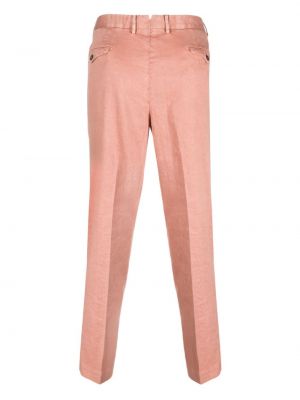 Plisseeritud sirged püksid Dell'oglio roosa