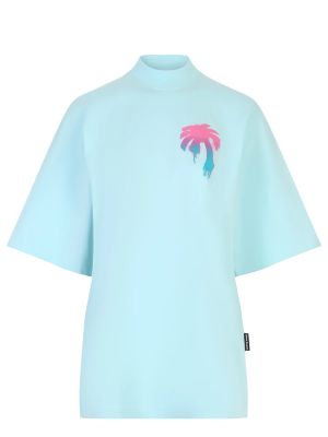 Голубая футболка Palm Angels