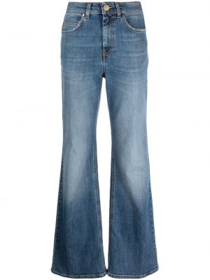 Modré straight fit džíny s vysokým pasem Lorena Antoniazzi