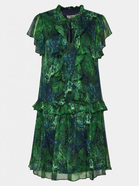Priliehavé šaty Nissa zelená