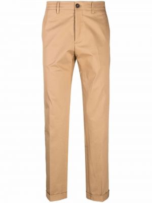 Pantalon chino slim plissé Golden Goose doré