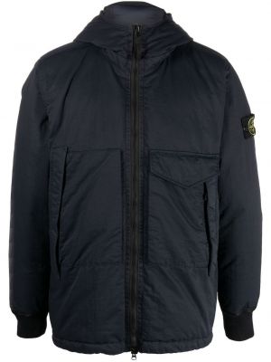 Пухено яке Stone Island синьо