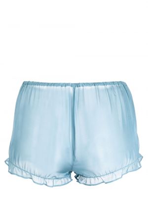 Seiden shorts Kiki De Montparnasse blau