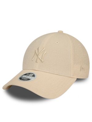 Kepurė su snapeliu New Era smėlinė