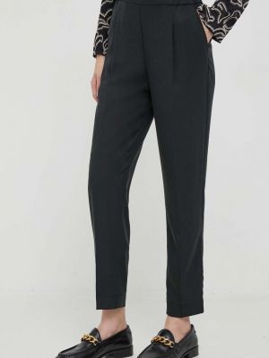 Pantaloni cu talie înaltă Sisley negru