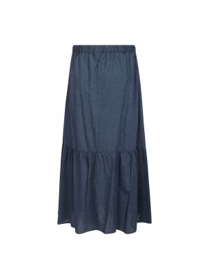 Długa spódnica z wysoką talią Aspesi niebieska
