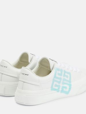 Кожени маратонки Givenchy бяло