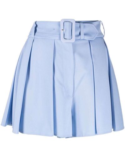 Shorts plissées Patou bleu