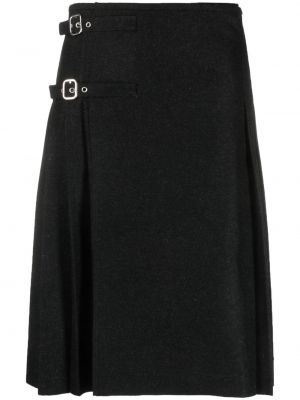 Плисирани шорти с катарама Jean Paul Gaultier черно