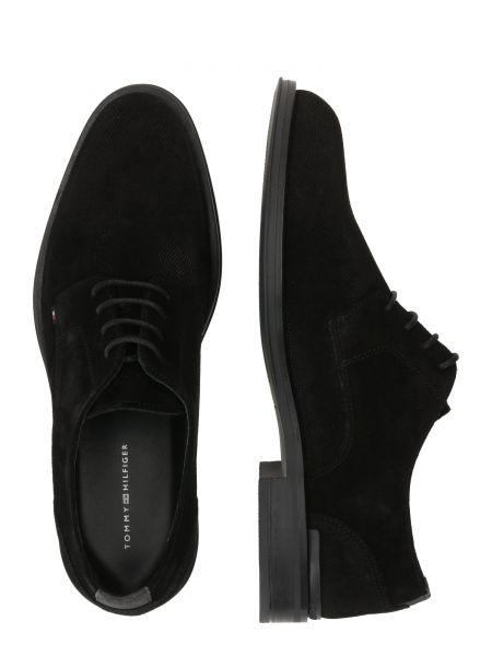 Ниски обувки с връзки Tommy Hilfiger черно