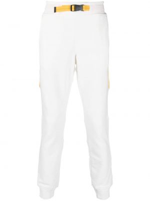 Памучни спортни панталони Parajumpers бяло