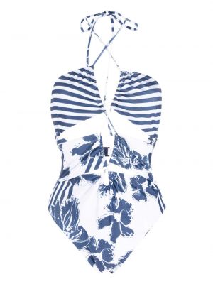 Květinové plavky s potiskem z polyesteru Silvia Tcherassi