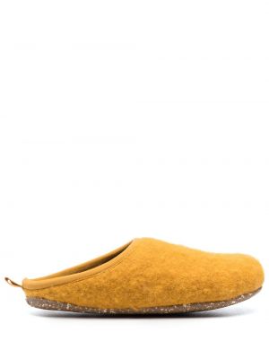 Vlnené domáce papuče Camper žltá