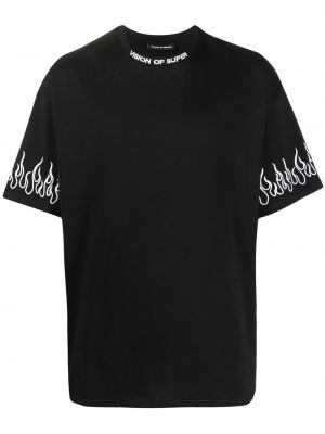 Camiseta con estampado Vision Of Super negro