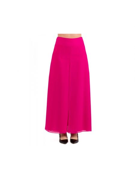 Długa spódnica Emporio Armani różowa