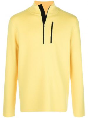 Jersey con cremallera de tela jersey Aztech Mountain amarillo
