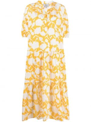 Pamučna haljina s cvjetnim printom s printom Woolrich