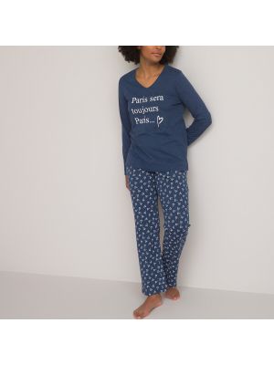 Pijama con estampado Anne Weyburn azul